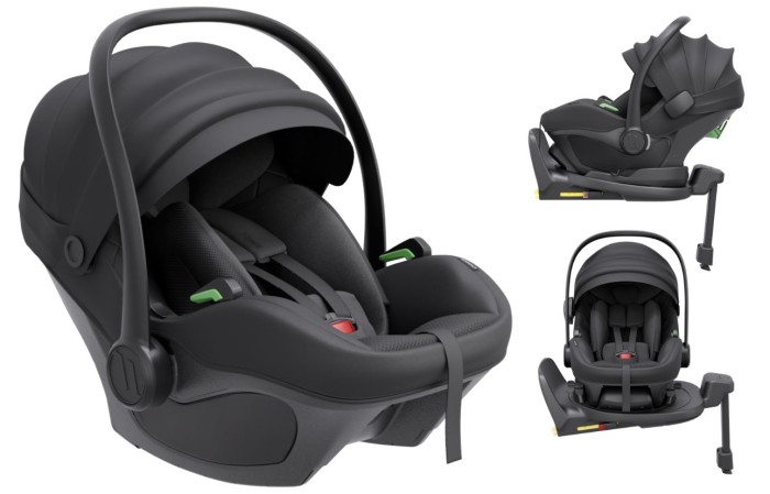 AVIONAUT PIXEL 3.0 fotelik dla niemowlaka | baza ISOFIX IQ Orbit | Black