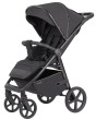 carrello bravo plus 2026 - wózek spacerowy - kolor storm grey - widok od boku