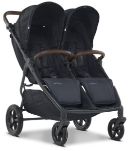 MAST M.TWIN X bliźniaczy wózek spacerowy z regulowaną rączką | koła HP | Dark Grey