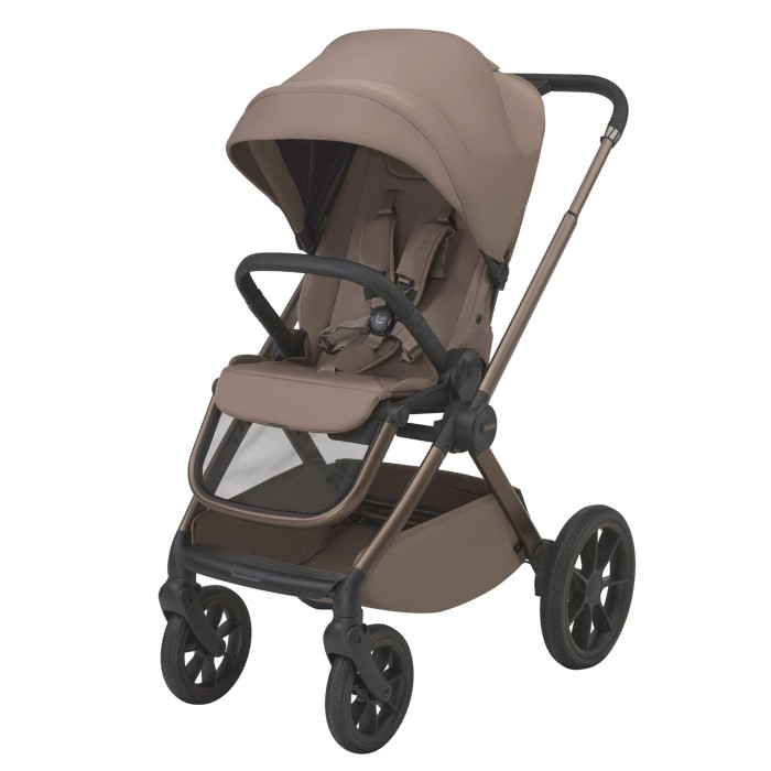 Espiro Clodie 2w1 kolor Fashionable Brown - lekki i kompaktowy wózek dziecięcy