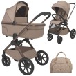 Espiro Clodie 2w1 kolor Stylish Beige - wózek dla dziecka z godnolą i spacerówką