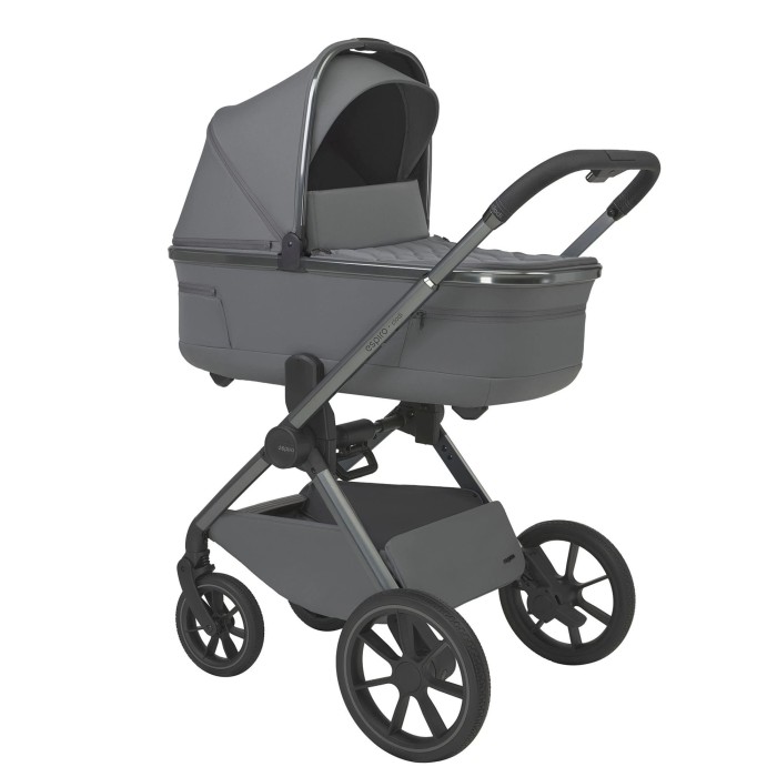 Espiro Clodie 2w1 kolor Chic Grey - lekki i kompaktowy wózek dla noworodka