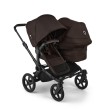 Bugaboo Donkey 6 Duo Cocoa Brown - wózek dziecięcy 2w1  dla dwójki dzieci