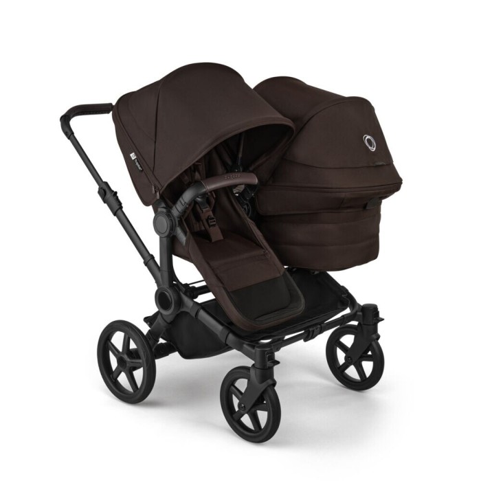 Bugaboo Donkey 6 Duo Cocoa Brown - wózek dziecięcy 2w1  dla dwójki dzieci