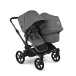 Bugaboo Donkey 6 Duo Moon Grey - wózek dziecięcy 2w1  dla dwójki dzieci