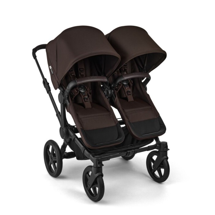Bugaboo Donkey 6 Twin Cocoa Brown - wózek dla bliźniąt