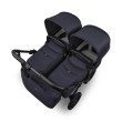 Bugaboo Donkey 6 Twin Deep Indigo - wózek dla bliźniaków od urodzenia