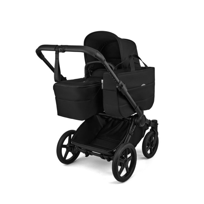 Bugaboo Donkey 6 Twin Heritage Black - wózek dziecięcy dla dwójki dzieci