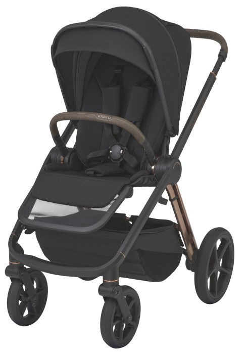 wózek spacerowy - espiro miloo way 2.0 - kolor 310 Diamond Black - wersja bez wkładki