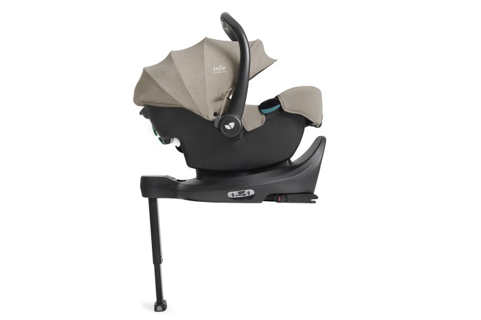 Joie i-Starter w kolorze Sandstone z bazą ISOFIX Encore - widok z boku