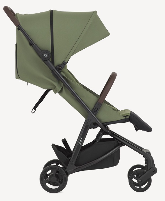 anex air-z plus - wózek spacerowy - kolor elvie (zielony) - siedzisko przodem do kierunku jazdy - widok od boku