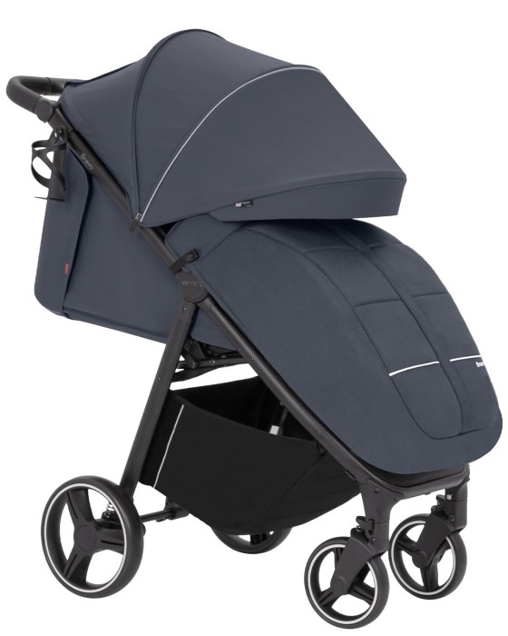 carrello bravo - wózek spacerowy z osłoną nóżek - kolekcja 2026 - kolor timber grey