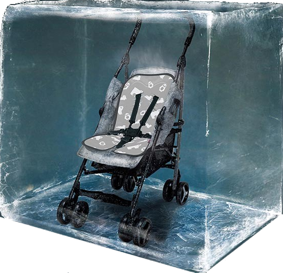 BEBEFOLIE mata chłodząca do wózka 