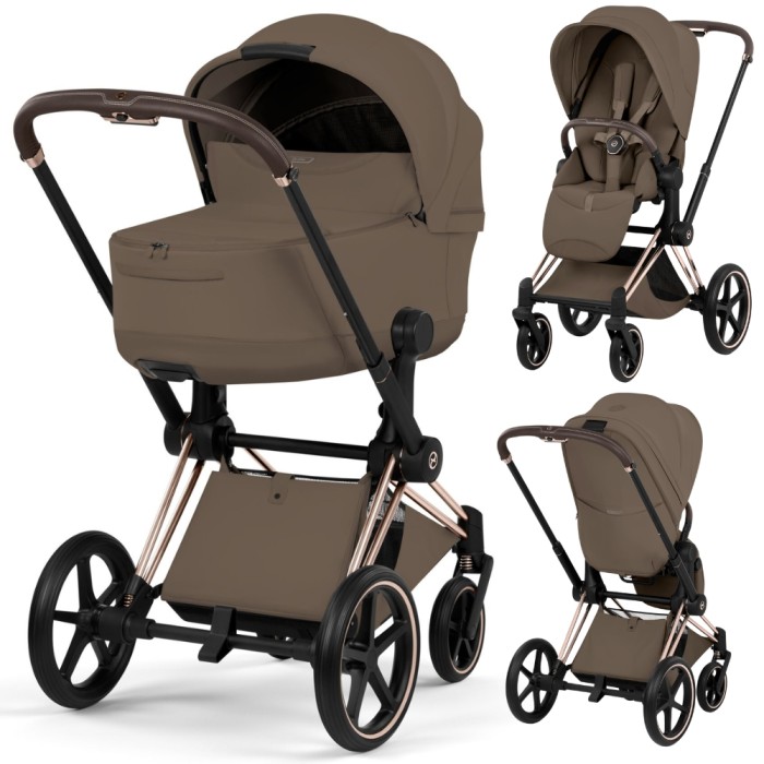 CYBEX PRIAM 5.0 wózek 2w1 | Style Coconut Brown