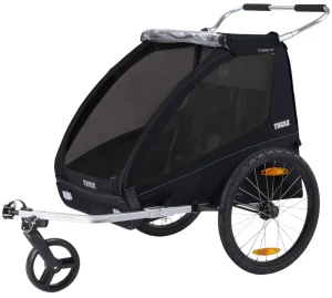 THULE COASTER XT podwójna przyczepka rowerowa  | Black