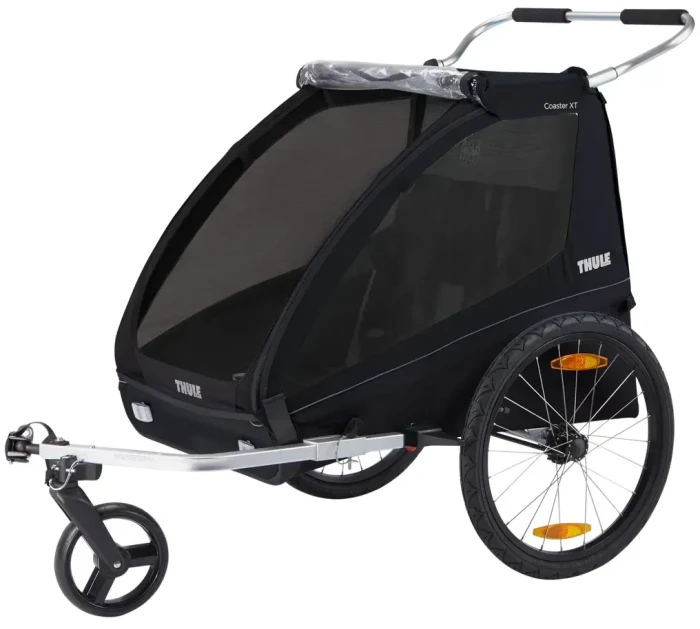 THULE COASTER XT podwójna przyczepka rowerowa  | Black