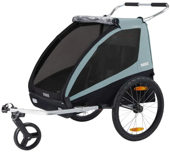THULE COASTER XT podwójna przyczepka rowerowa  | Light Blue