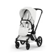 Cybex Priam 5 - wersja spacerowa | kolor Style Off White,, stelaż Matt Black