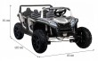Pojazd 4-osobowy Buggy ATV RACING UTV2000 Biały-2 6660 