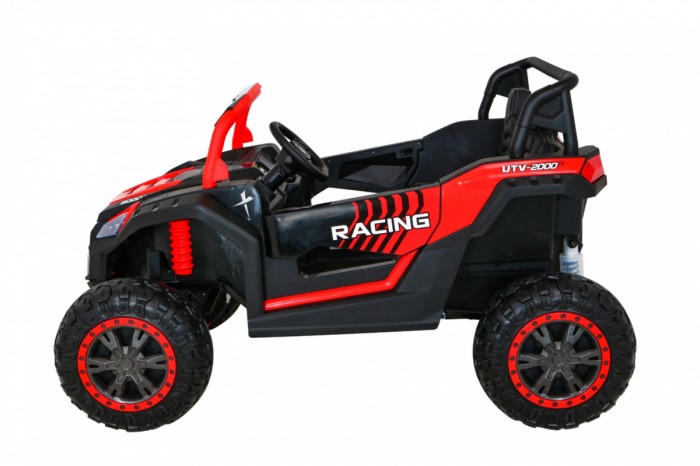 Buggy ATV Racing dla 2 dzieci Czerwony + Napęd 4x4 + Pilot + Wolny Start + MP3 LED-4 6664 
