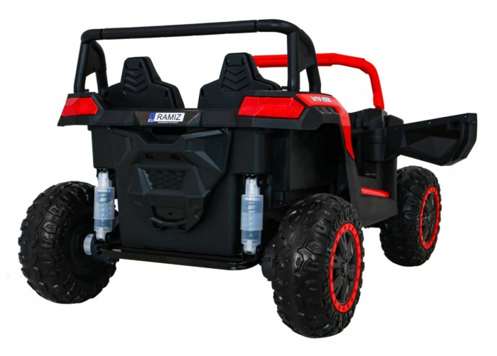 Buggy ATV Racing dla 2 dzieci Czerwony + Napęd 4x4 + Pilot + Wolny Start + MP3 LED-9 6664 