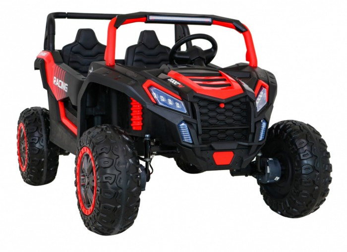 Buggy ATV Racing dla 2 dzieci Czerwony + Napęd 4x4 + Pilot + Wolny Start + MP3 LED-14 6664 