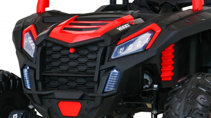 Buggy ATV Racing dla 2 dzieci Czerwony + Napęd 4x4 + Pilot + Wolny Start + MP3 LED-15 6664 