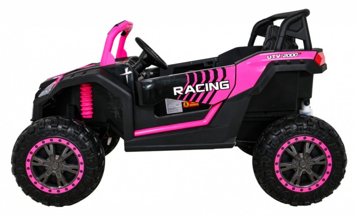 Buggy ATV Racing dla 2 dzieci Różowy + Napęd 4x4 + Pilot + Wolny Start + MP3 LED-4 6665 