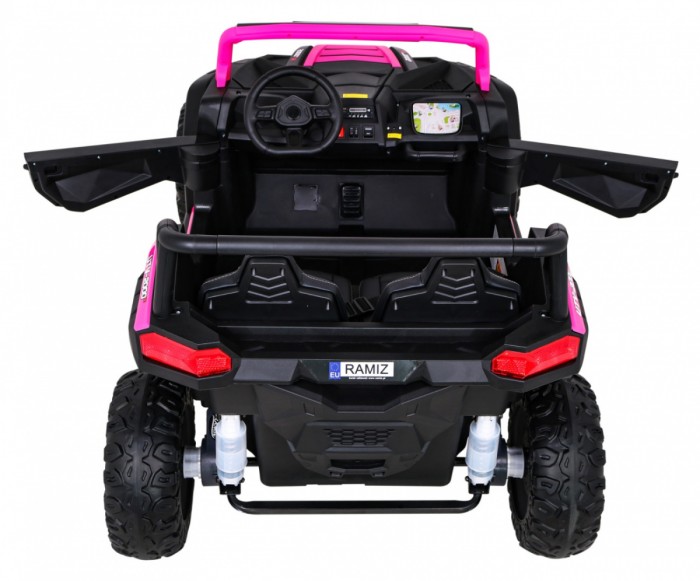 Buggy ATV Racing dla 2 dzieci Różowy + Napęd 4x4 + Pilot + Wolny Start + MP3 LED-7 6665 
