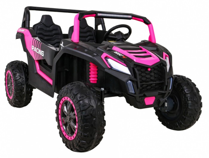Buggy ATV Racing dla 2 dzieci Różowy + Napęd 4x4 + Pilot + Wolny Start + MP3 LED-10 6665 