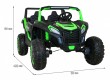 Buggy ATV Racing dla 2 dzieci Zielony + Napęd 4x4 + Pilot + Wolny Start + MP3 LED-2 6666 