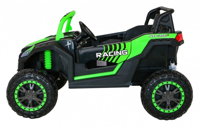 Buggy ATV Racing dla 2 dzieci Zielony + Napęd 4x4 + Pilot + Wolny Start + MP3 LED-4 6666 