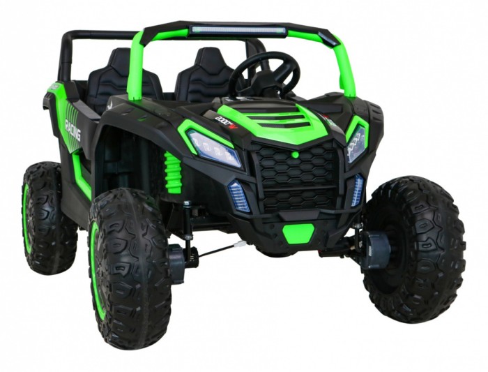 Buggy ATV Racing dla 2 dzieci Zielony + Napęd 4x4 + Pilot + Wolny Start + MP3 LED-10 6666 