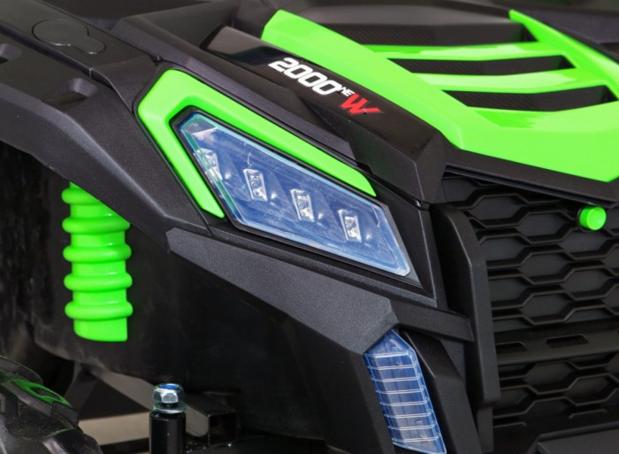 Buggy ATV Racing dla 2 dzieci Zielony + Napęd 4x4 + Pilot + Wolny Start + MP3 LED-13 6666 