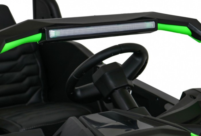 Buggy ATV Racing dla 2 dzieci Zielony + Napęd 4x4 + Pilot + Wolny Start + MP3 LED-16 6666 