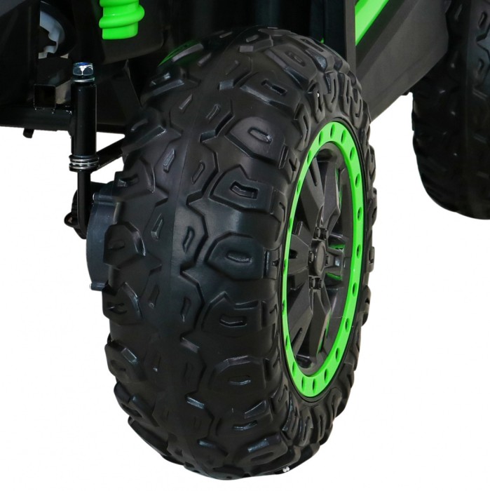 Buggy ATV Racing dla 2 dzieci Zielony + Napęd 4x4 + Pilot + Wolny Start + MP3 LED-18 6666 