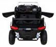 Buggy ATV Strong Racing dla 2 dzieci Biały + Silnik bezszczotkowy + Pompowane koła + Audio LED-6 6668 