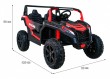 Buggy ATV Strong Racing dla 2 dzieci Czerwony + Silnik bezszczotkowy + Pompowane koła + Audio LED-2 6669 