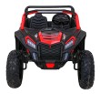 Buggy ATV Strong Racing dla 2 dzieci Czerwony + Silnik bezszczotkowy + Pompowane koła + Audio LED-3 6669 