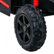 Buggy ATV Strong Racing dla 2 dzieci Czerwony + Silnik bezszczotkowy + Pompowane koła + Audio LED-19 6669 