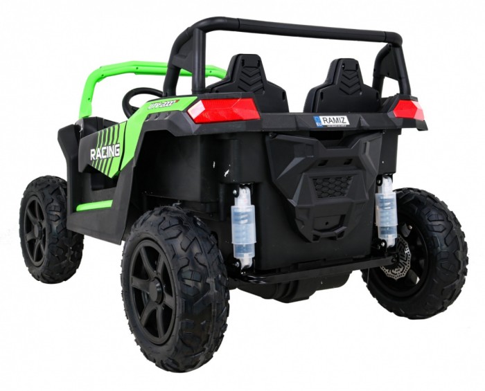 Buggy ATV Strong Racing dla 2 dzieci Zielony + Silnik bezszczotkowy + Pompowane koła + Audio LED-5 6670 