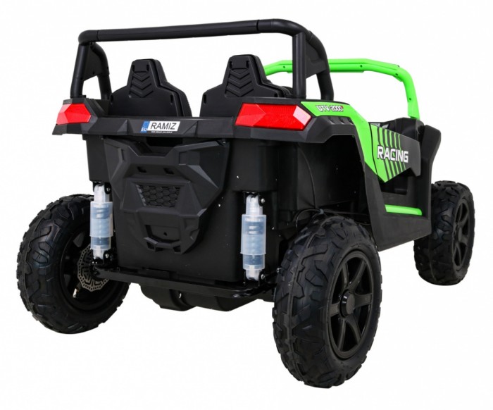 Buggy ATV Strong Racing dla 2 dzieci Zielony + Silnik bezszczotkowy + Pompowane koła + Audio LED-8 6670 
