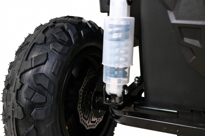 Buggy ATV Strong Racing dla 2 dzieci Zielony + Silnik bezszczotkowy + Pompowane koła + Audio LED-18 6670 