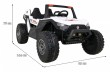 Buggy Clash na akumulator dla 2 dzieci Biały + Pilot + Napęd 4x4 + Regulacja siedzenia + Radio MP3 + LED-2 6671 