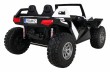 Buggy Clash na akumulator dla 2 dzieci Biały + Pilot + Napęd 4x4 + Regulacja siedzenia + Radio MP3 + LED-9 6671 
