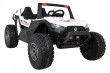 Buggy Clash na akumulator dla 2 dzieci Biały + Pilot + Napęd 4x4 + Regulacja siedzenia + Radio MP3 + LED-10 6671 