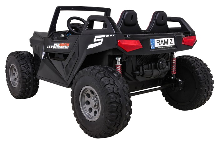 Buggy Clash na akumulator dla 2 dzieci Czarny + Pilot + Napęd 4x4 + Regulacja siedzenia + Radio MP3 + LED-5 6672 