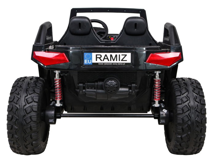 Buggy Clash na akumulator dla 2 dzieci Czarny + Pilot + Napęd 4x4 + Regulacja siedzenia + Radio MP3 + LED-7 6672 