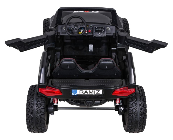 Buggy Clash na akumulator dla 2 dzieci Czarny + Pilot + Napęd 4x4 + Regulacja siedzenia + Radio MP3 + LED-8 6672 