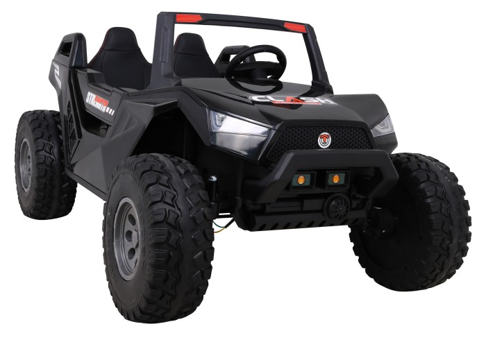 Buggy Clash na akumulator dla 2 dzieci Czarny + Pilot + Napęd 4x4 + Regulacja siedzenia + Radio MP3 + LED-11 6672 